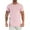 Pink, variant on Mens T Shirts Breathable Ice Silk T Shirt Top Short Sleeve Slim Fit Fashion Summer Round Neck Short Sleeve