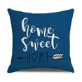 thumbnail image 4 of Pillow Covers 18x18 Set of 4 Modern Decorative Geometric Outdoor Sofa Throw Pillow Cushion Covers Case for Couch Living Room Bedroom Patio Furniture Indoors Home Decor Blue 18"L x 18"W, 4 of 7