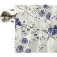 thumbnail image 3 of Spring Blue Floral Window Valances Summer French Country Valance Kitchen Curtains with Rod Pocket Short Curtain Panels for Bedroom Living Room 54" X 18", 3 of 6
