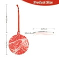 thumbnail image 3 of Sikiie Beef Steaks Acrylic Christmas Ornament Pendant Christmas Ornaments Hanging Ornament for Christmas Winter New Year Party -Round Shape, 3 of 7