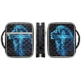 thumbnail image 2 of Xoenoiee Lion Cross Print Quilted Bible Cover for Women Men, Zippered Organizer Bag for Study Supplies Accessories Journals Church Carrying Book Carrying Case with Handle, 2 of 7