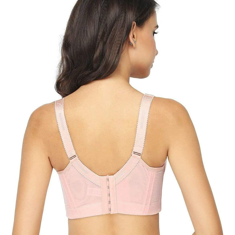  FallSweet Plus Size Lace Bra C Cup Wide Back Push