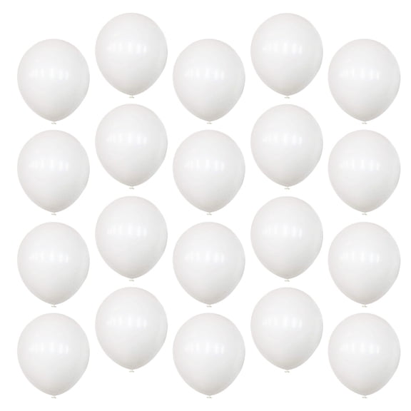 DRAFIDEEP 200 White Latex Balloons for Wedding, Birthday, Party Decorations and Festive Backgrounds