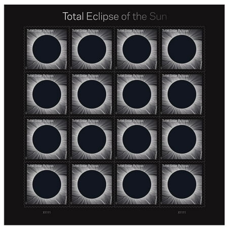 USPS Total Eclipse of the Sun - 16 First Class Forever Stamps