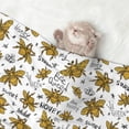 thumbnail image 2 of Pofeuu Hohey Bee Golden2 Print Puppy Blanket,Dog Blankets,Pet Blanket Cozy Cat Blankets for Indoor Cats, Fuzzy Pet Blanket for Kitten Doggy Dog Blankets-Small, 2 of 8