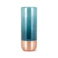 thumbnail image 1 of IMAX 15510 Beau Glass Vase, Teal - Medium, 1 of 1
