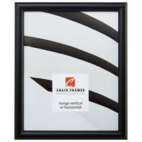 Craig Frames Bullnose, 24 x 32 inch Picture Frame, Contemporary Black