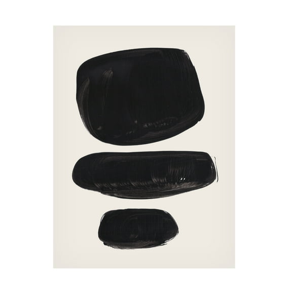 Trademark Fine Art Ejaaz Haniff Ink Pebble Canvas Wall Art