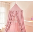 thumbnail image 4 of Dosel para Cama Mengersi para Niñas de Algodón Beige y Rosa, 4 of 8