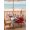 Red, variant on Outdoor Tablecloth with Umbrella Hole and Zipper, Red Christmas Rectangle Table Cloth 52x70 Inch Waterproof Tablecloth, Xmas Snowman Truck Tree Balls Picnic Table Cover for Patio Camping