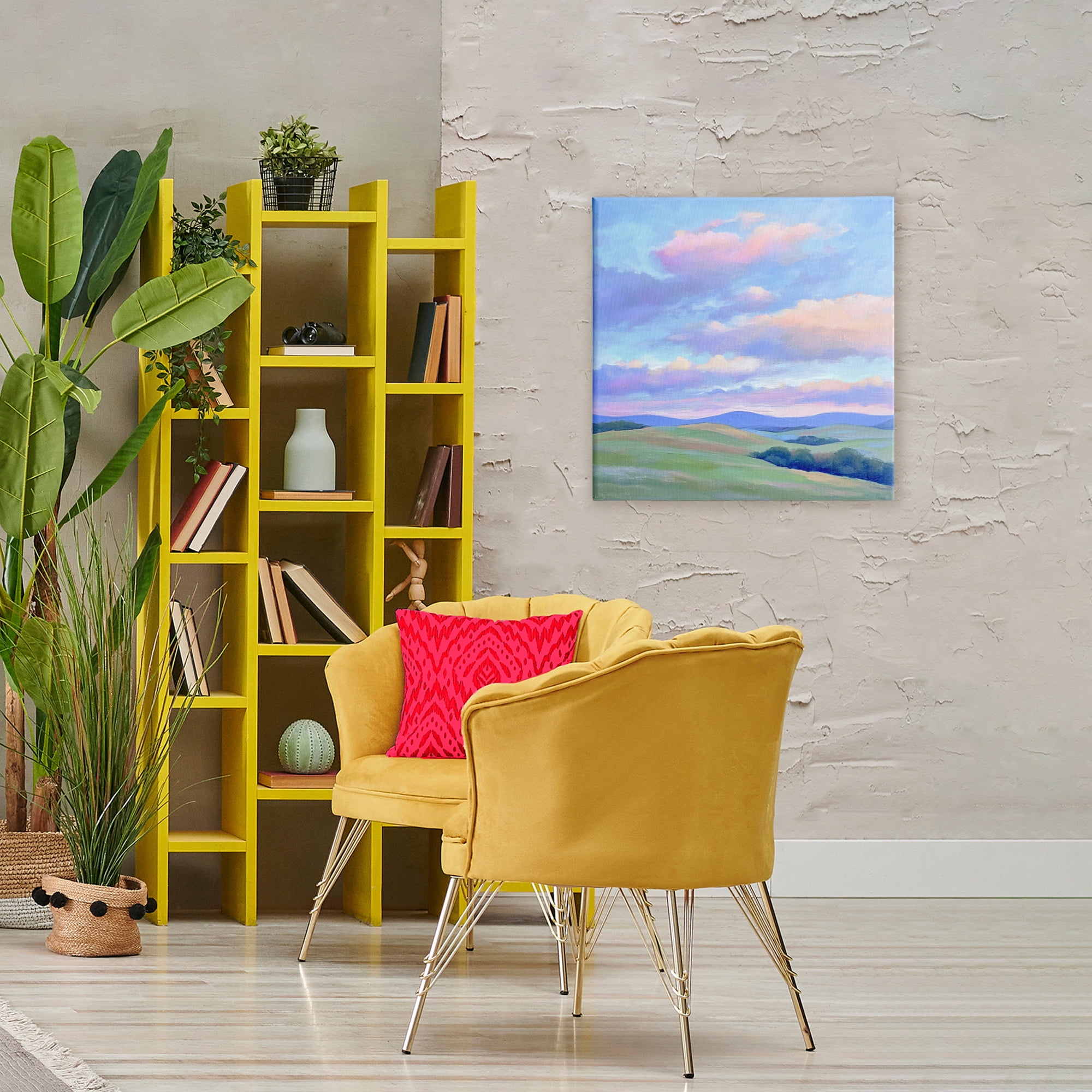 Stupell Industries Rolling Hills with Soft Sunset Canvas Wall Art, design by Creative Studio
