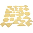 thumbnail image 2 of 27pcs Multi Pattern Quilting Transparent Templates Patchwork Embroidery Model DIY Sewing Tool Set, 2 of 4