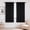 Black, variant on Deconovo Blackout Curtains for Kitchen Windows, Room Darkening Panels with Back Tab and Rod Pocket, Turquoise, 2 Pieces, 52"x45"