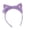Light Purple, variant on Girls Cute Cat Ears Shape Gauze Sequins Headband Hairband Hair Hoop Accessories