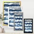 thumbnail image 4 of Designart 'Abstract Blue Classic Waves' Modern Framed Art Print, 4 of 4