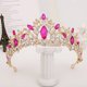 thumbnail image 3 of Nvzi Tiara de boda para novia, diadema de princesa, corona nupcial, joyería para el cabello con diamantes de imitación de cristal,graduación, boda, fiesta de disfraces (negro), 3 of 4