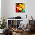 thumbnail image 4 of Art.com Abstract Hand Draw Acrylic Painting Composition Stretched Canvas Print Wall Art by karakotsya, 30" x 30", 4 of 4