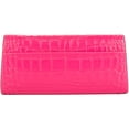 thumbnail image 3 of Genuine Leather Clutch Evening Bag with Chain Shoulder Strap (Fits phones up to 6.25in x 3.1in), 3 of 7