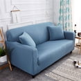 thumbnail image 3 of CUH Funda de sofá elástica en forma de L Loveseat Sillón reclinable de color sólido Funda de sofá lavable Protector de muebles para mascotas Asientos de 1/2/3/4 CUH  Color sólido, 3 of 11