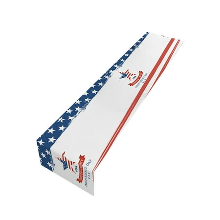 

Wiueurtly Table Runners 36 Inches Long Winter Table Runners 48 Inches Long American Flag 4th July Patriotic Memorial Day Table Runner Independence Day Holiday Kitchen Table Decoration