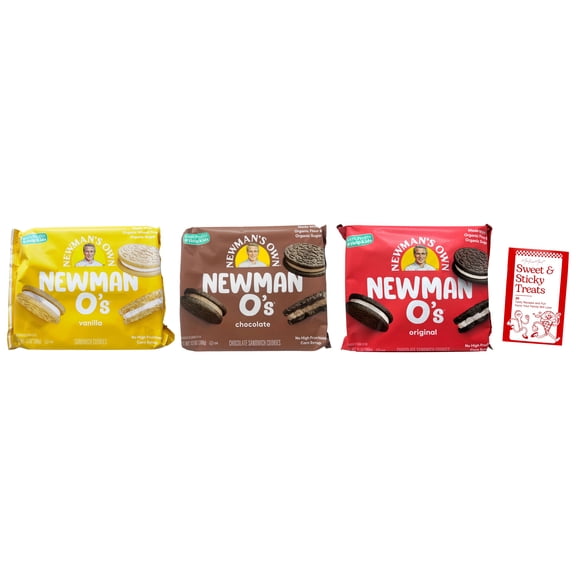 Newman's Own Newman O's Sandwich Cookies - 3 flavors: Chocolate, Vanilla, Original (13 oz) MerlinsMart Zine