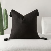 Wdhugt Throw Pillow 17.7×17.7 In Set Of 1Decorative Pillows for Bed, Neutral Pillow Covers Beige With Brown Line Throw Pillows for Modern Farmhouse Couch Sofa Living Room Outdoor