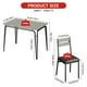thumbnail image 1 of Juego de Mesa de Comedor de 5 Piezas para 4, Mesa de Cocina Cuadrada con 4 Sillas Tapizadas, Juego de Comedor Compacto para Espacios Pequeños, Desayunador, 1 of 8