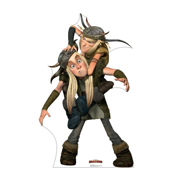 Cardboard People Ruffnut & Tuffnut Life Size Cardboard Cutout Standup - How to Train Your Dragon (2010 Film)