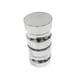 thumbnail image 2 of Set of 2 Shower Door Handles Bath Shower Door Handle 30mm Polished Chrome Replacement Door Handles Durable Stainless Steel Round Glass Door Handle, 2 of 3