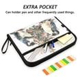 thumbnail image 2 of Organ Folder 14.2 x 0.8 x 10.6 Inches 13 Separate Pockets A4 Size Documents Folder A Sort Storage File Manager For The Home Office Two Christmas Penguins, 2 of 7