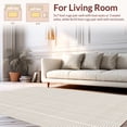 thumbnail image 2 of ODIKA 6'x9' Machine Washable Non-Slip Area Rug, Contemporary Dotted Doormat High Traffic Rug, Beige, 154066, 2 of 7