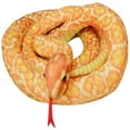 thumbnail image 1 of QJUHUNG Giant Snake Plush Toy Stuffed Animal Python Snake Pillow Doll Toys Fake Snake Home Halloween Decorations 43Inch (White), 1 of 5