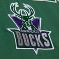 thumbnail image 4 of Men's Mitchell & Ness  Green Milwaukee Bucks Hardwood Classics Throw It Back Premium T-Shirt, 4 of 5