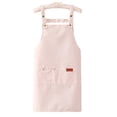 thumbnail image 1 of Delantal elegante rosa para mujer de poliéster tipo lienzo, 1 of 1
