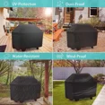 thumbnail image 4 of Cubierta protectora para barbacoa, cubierta antipolvo, resistente al agua, Weber, Charbroil, exterior, lluvia, 4 of 5