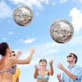 thumbnail image 4 of Pelotas de playa de juguete de 23,6 pulgadas, globos de pelota de playa de juguete para fiestas de verano (cromáticas), 4 of 8