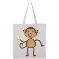 thumbnail image 3 of Inktastic Volleyball Monkey Boy Tote Bag, 3 of 4
