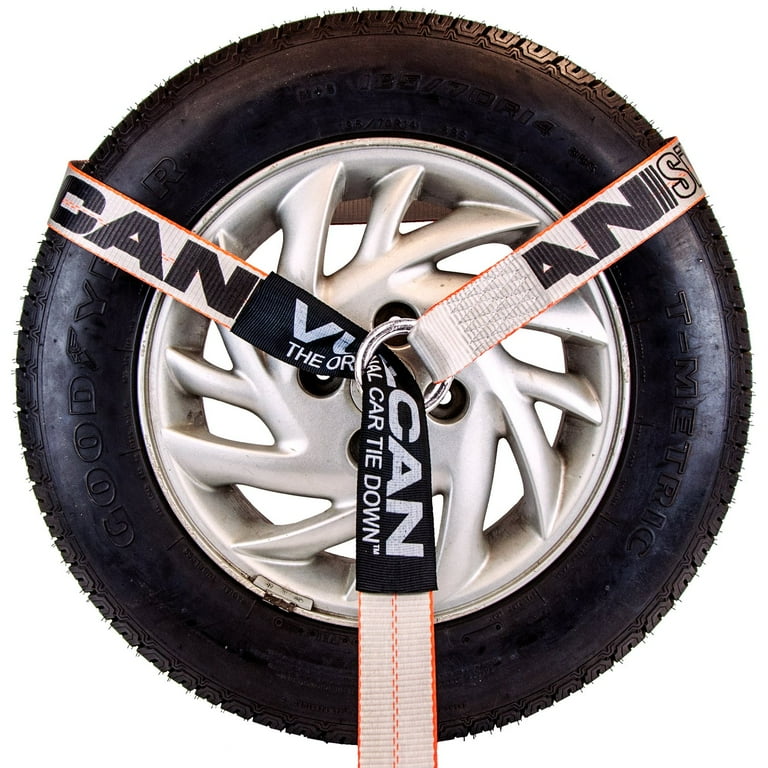 Vulcan car tie down with chain anchors 2024 lasso style 2 inch x 96 inch
