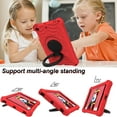 thumbnail image 5 of Dteck Kids Case for iPad mini 5, iPad mini 4 Case, iPad mini 3/2/1 Case 7.9-inch, Rotating Stand Handle Grip Kids Friendly Silicone Shockproof Shell Shockproof Rugged Case for iPad mini 7.9",Red, 5 of 7