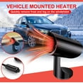 thumbnail image 2 of Black Car Heater For Winter Use With Defrosting And Demisting Capabilities Featuring Foldable Design And 150W Power For Easy Installation, 2 of 9