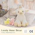 thumbnail image 4 of MaoGoLan 5 Pcs Sheep Stuffed Animal 13.7'' Large Stuffed Lamb with 4 Babies Plush Toy, 4 of 8