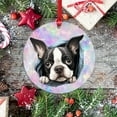 thumbnail image 3 of AatoeaX Boston Terrier Snowflake Ornament: Cute Dog Portrait, Transparent Acrylic, Hanging Keepsake for Pet Fans, Holiday Decor & Gifts, 3 of 7