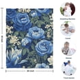 thumbnail image 4 of Pioneer Flower Blanket,Comfortable Soft Flannel Throw Blanket,All Season,Warm Lightweight Blankets for Sofa Bed Couch Living Room Chair,30"x40"(80x100cm), 4 of 4