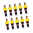 thumbnail image 3 of Lipstore 10 Pieces Foosball Men Set Soccer Table Mini Doll Table Football Men Yellow Dark Blue, 3 of 8