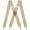 Beige, variant on Qcwqmyl Beige Suspenders for Men with 4 Snap Hooks Adjustable Braces Work Suspenders Heavy Duty