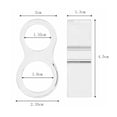 thumbnail image 5 of Transparent Bedroom Anti-collision Ring Protection PVC Doors Guard Door Stopper Handle Bumper Wall Protector Stop Bumper CLEAR 1PCS DOUBLE HOLE, 5 of 8