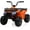 Orange, variant on Trilenars 12V ATV Electric 4 Wheeler in Pink with LED Lights,Pink