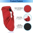 thumbnail image 4 of Uxcell 10 Pairs Shoe & Boot Covers, Reusable Cotton Non-Slip Shoe Covers for Indoors, Red, 4 of 6