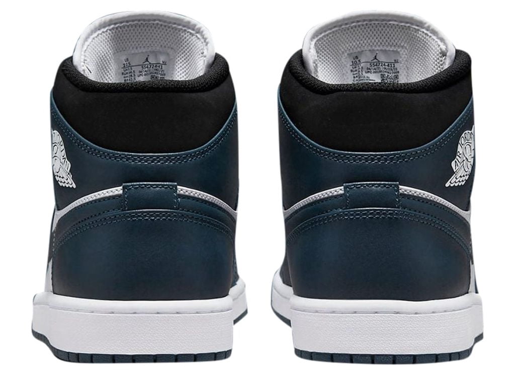jordan 1 mid armory navy black white