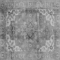 thumbnail image 1 of Ahgly Company Indoor Square Abstract Gray Modern Area Rugs, 7' Square, 1 of 4
